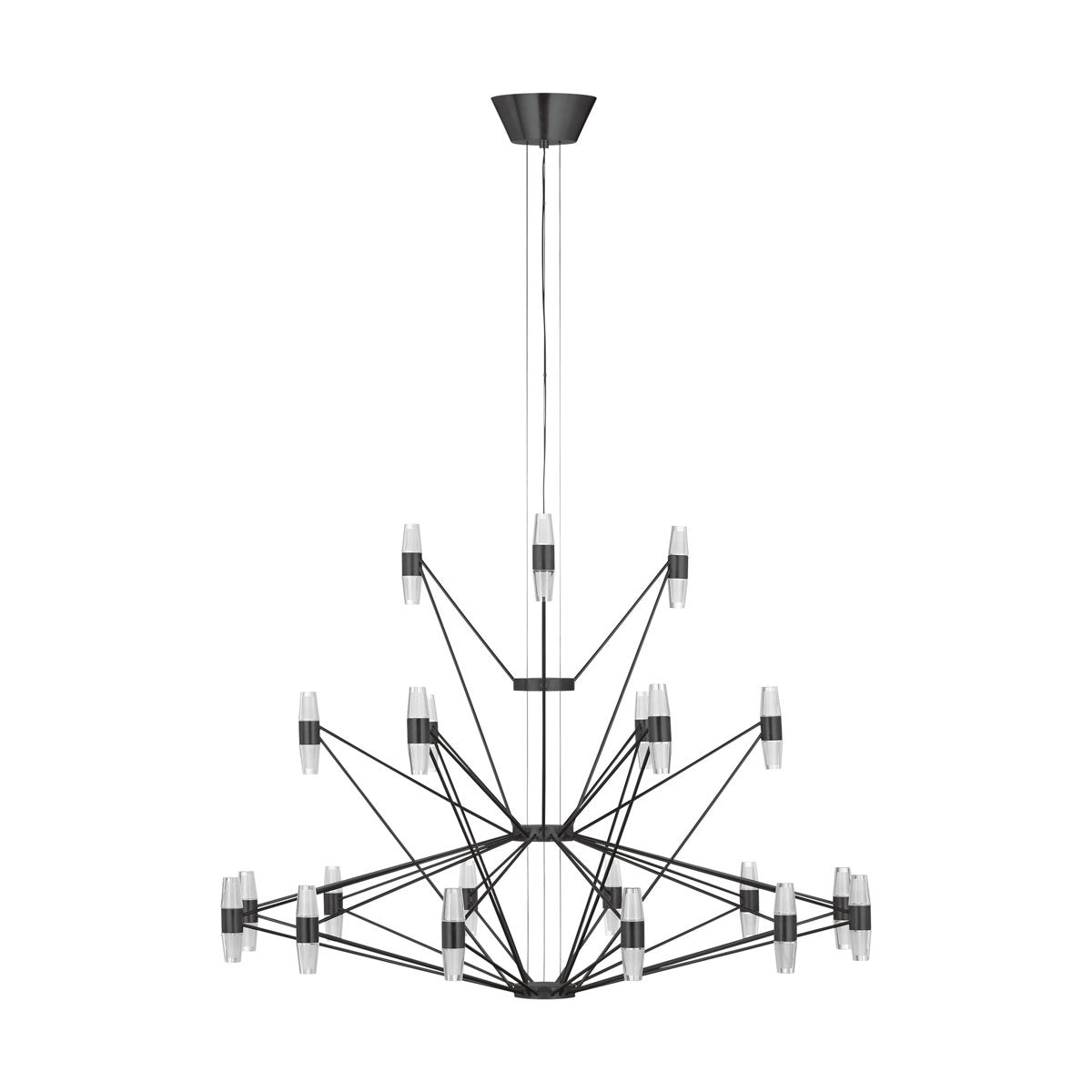 Sean Lavin Lassell three tier tall extra large chandelier