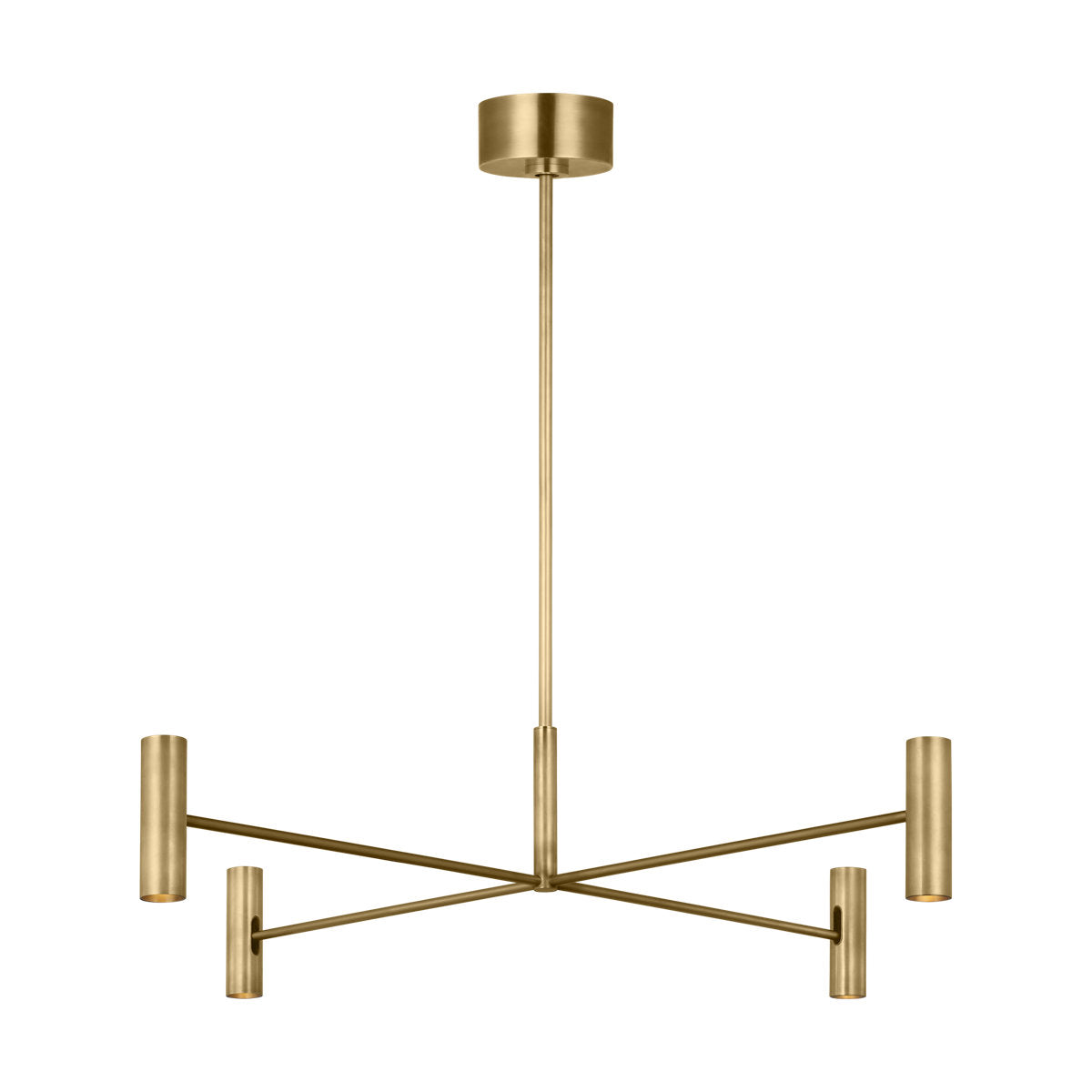 Sean Lavin Ponte 8-light Large Chandelier in Nightshade Black with Nightshade Black shades