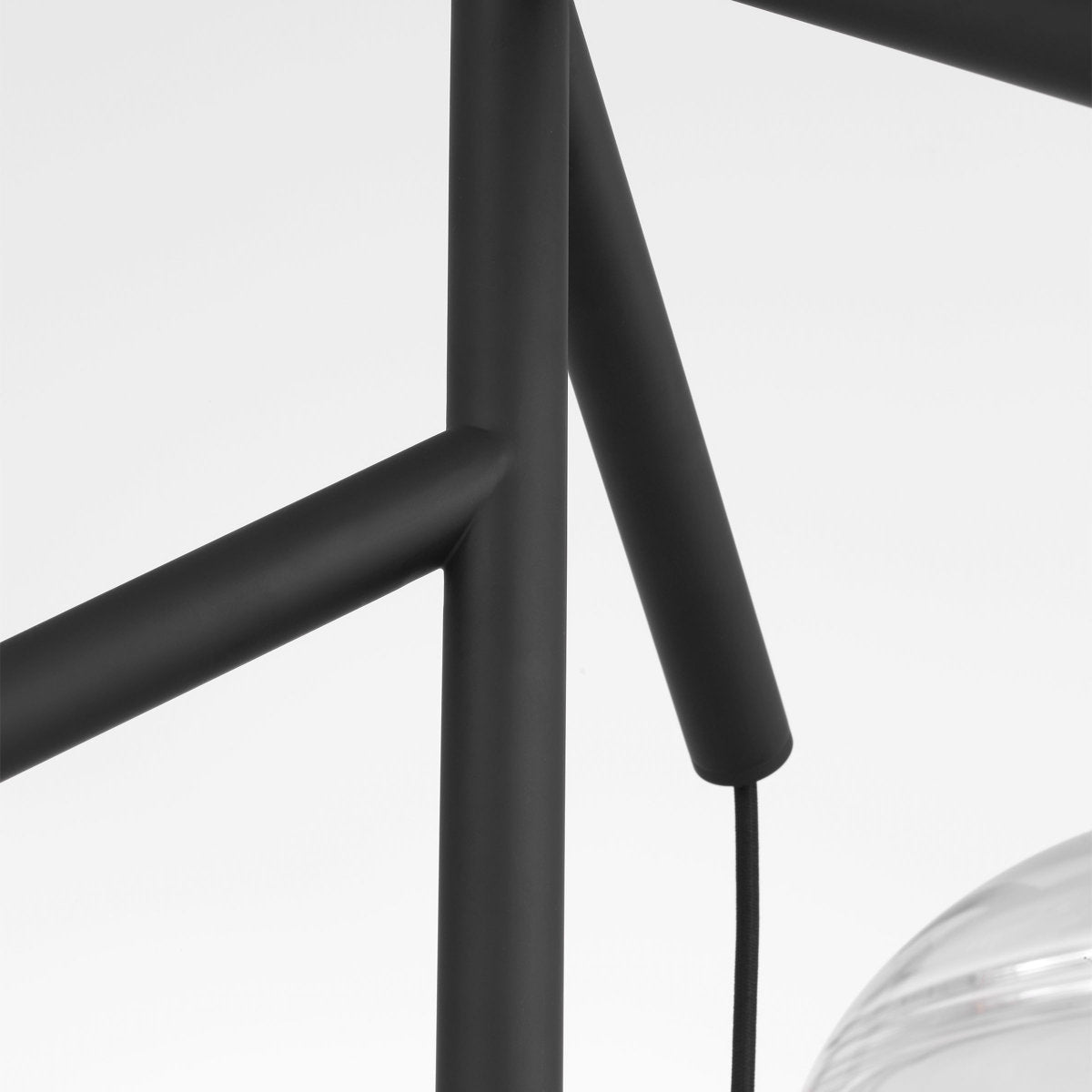 Sean Lavin Sedona 8-light LED double chandelier in nightshade black finish