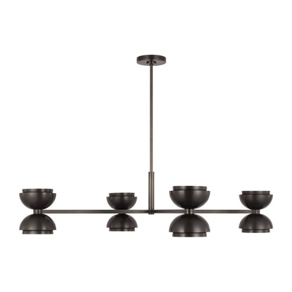 Sean Lavin Shanti 4-light extra large chandelier in natural brass finish
