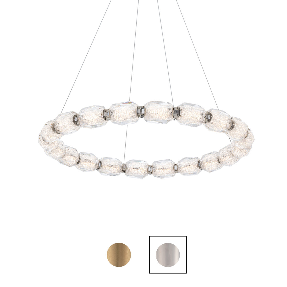 Seduction 20 Light Crystal LED Pendant