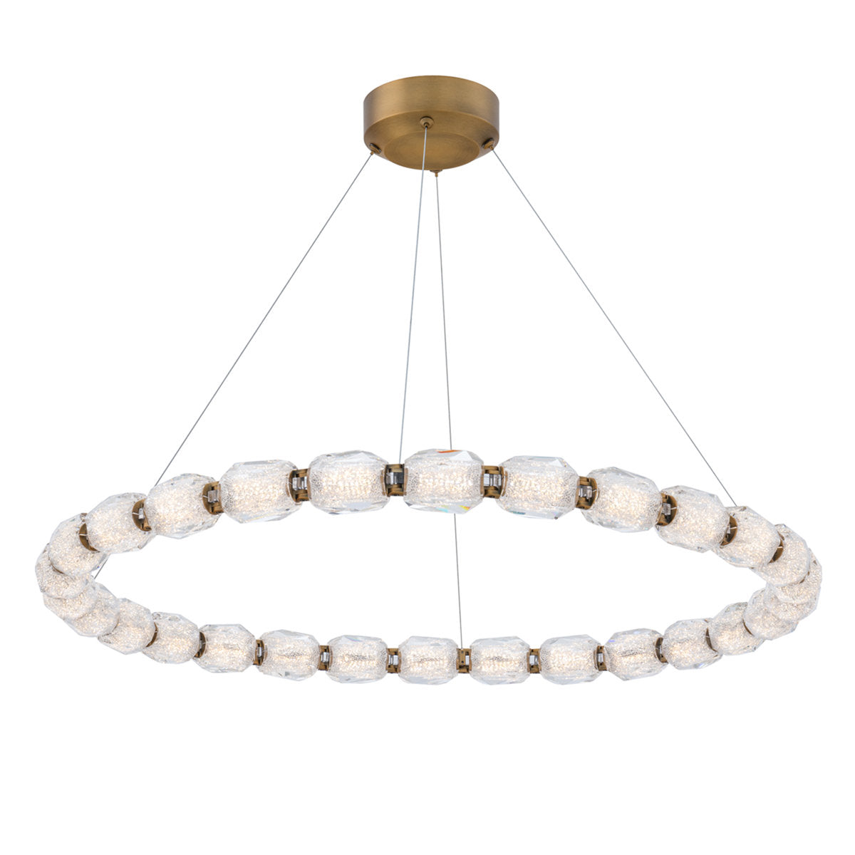 Seduction 28 Light Crystal LED Pendant