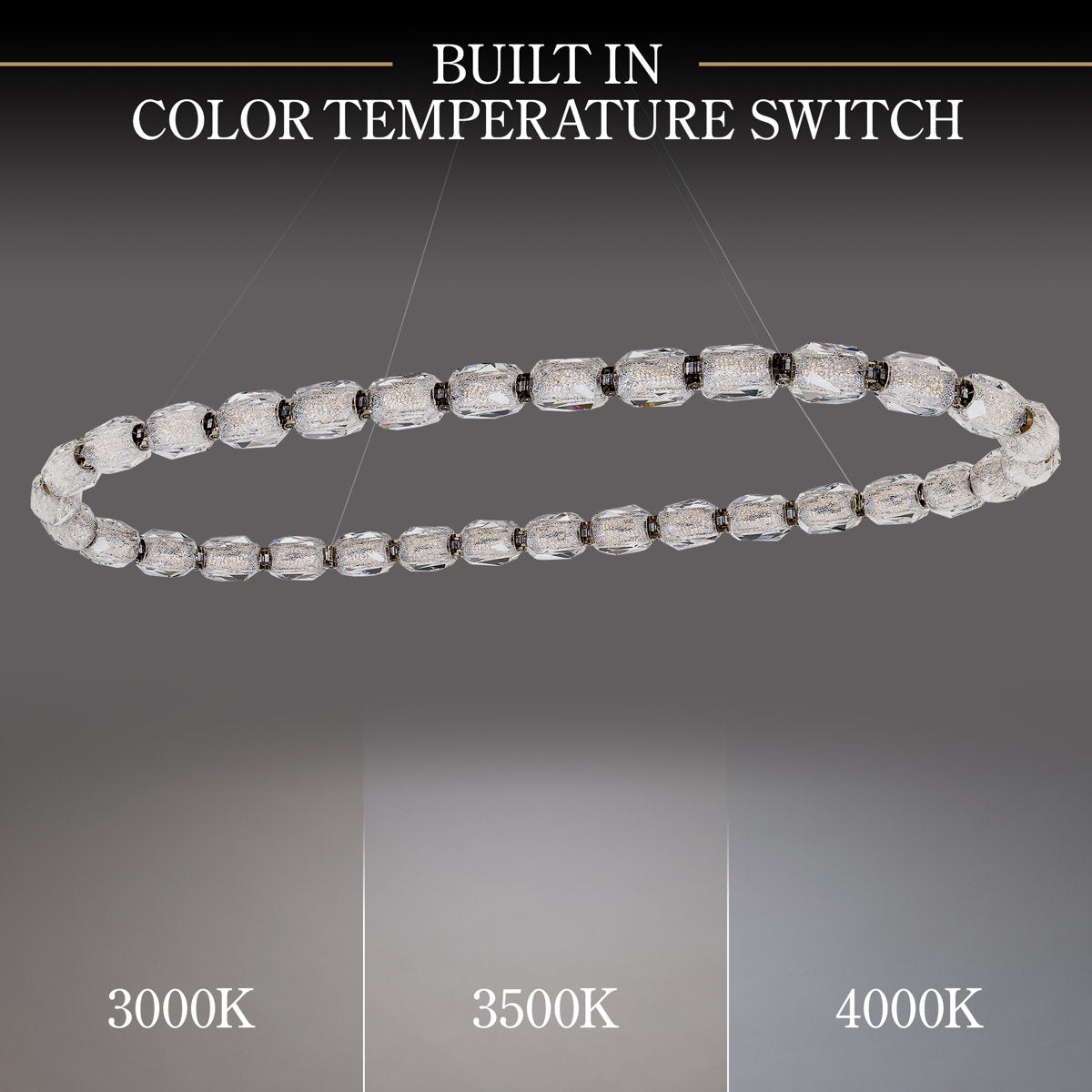 Seduction 32 Light Crystal LED Pendant
