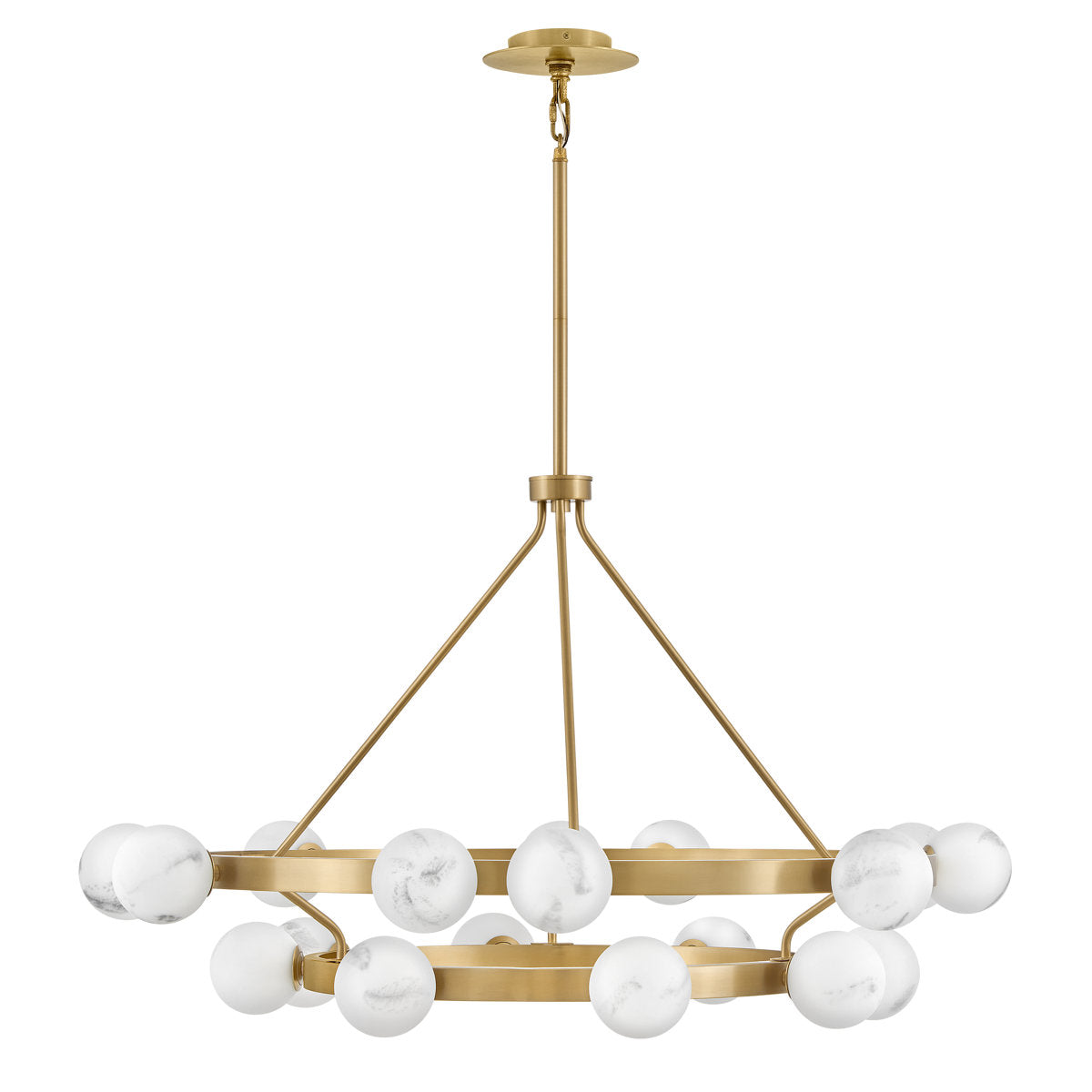 Selene 18 - Light Wagon Wheel Chandelier