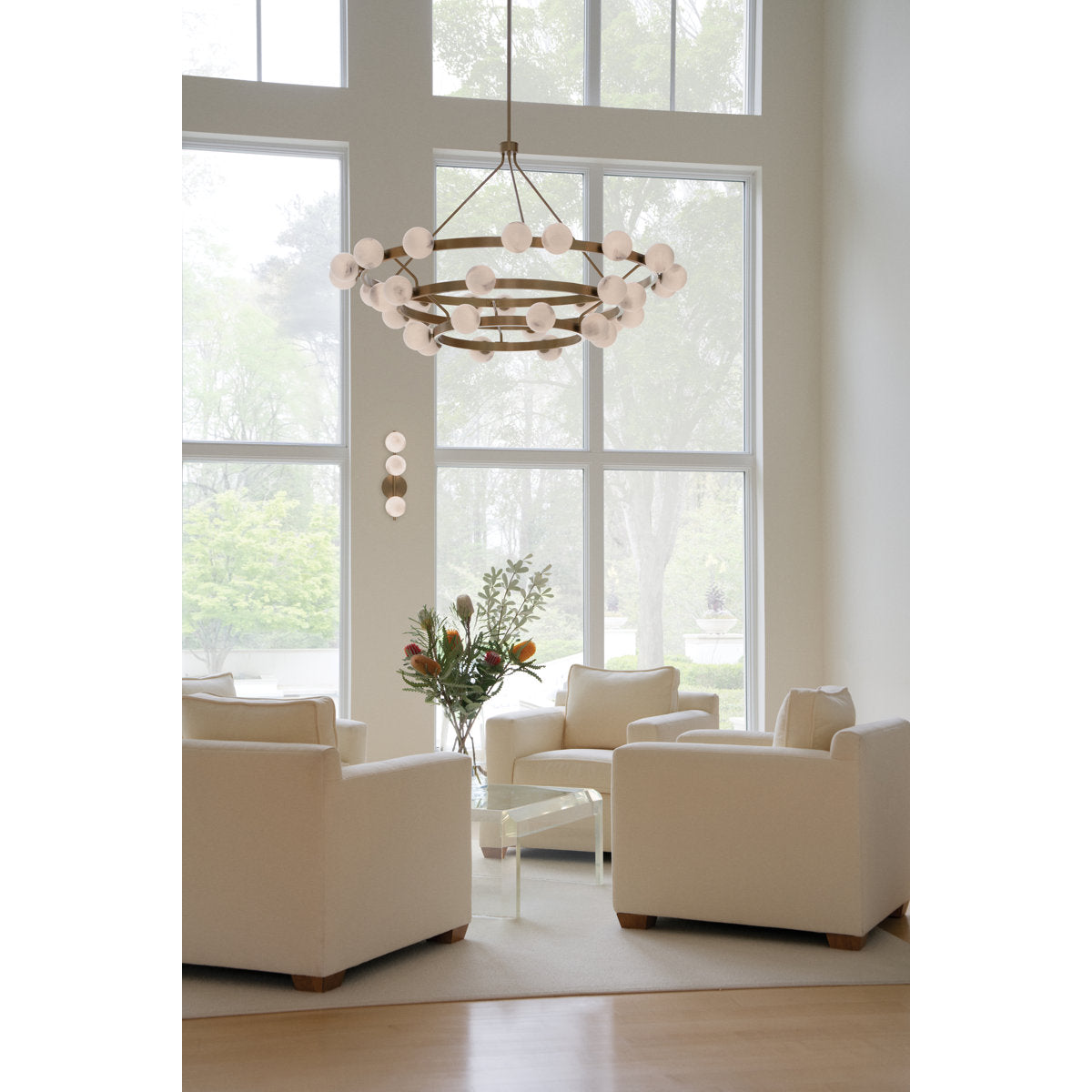 Selene 36 - Light Wagon Wheel Chandelier