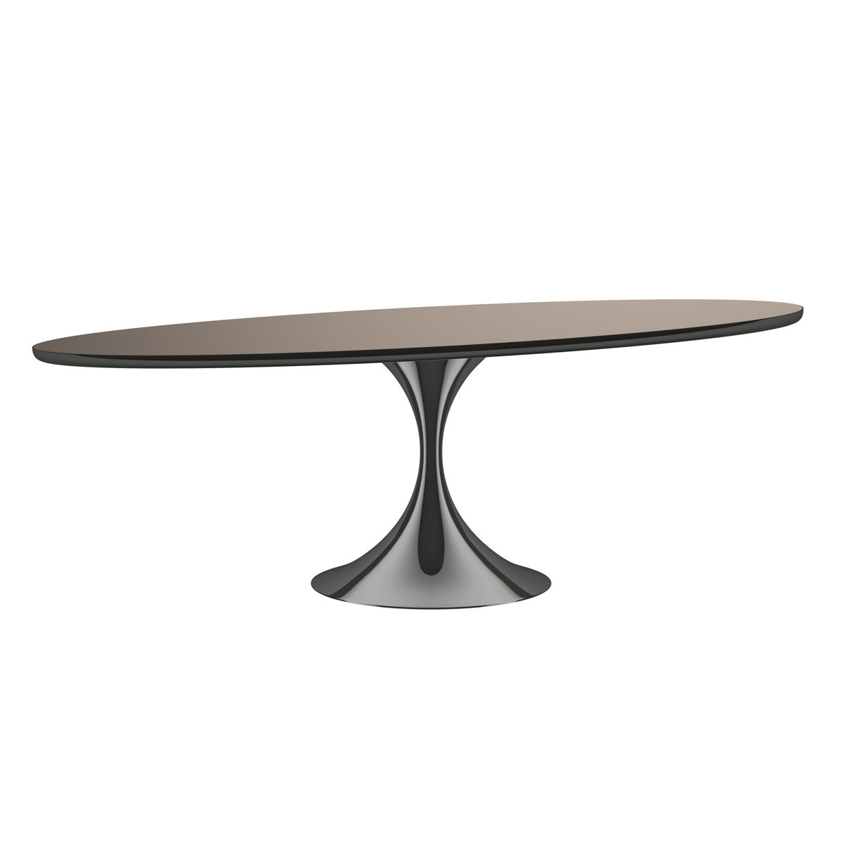 Semper Oval Glass Dining Table
