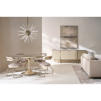 Semper Round Glass Dining Table