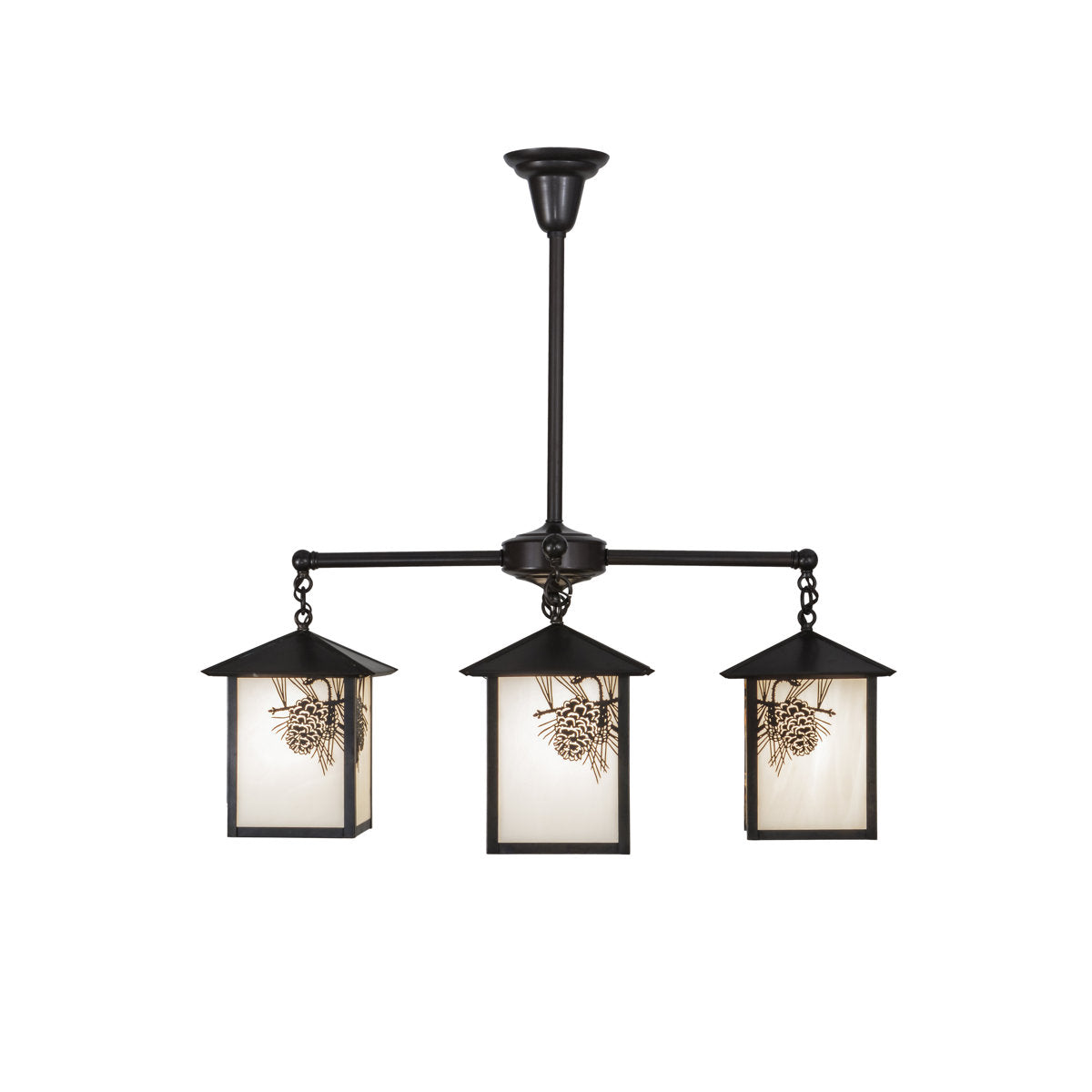 Seneca Winter Pine 4 - Light Chandelier