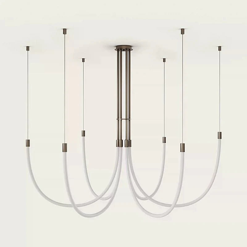 Serpentine Halo Chandelier