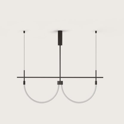 Serpentine Halo Chandelier