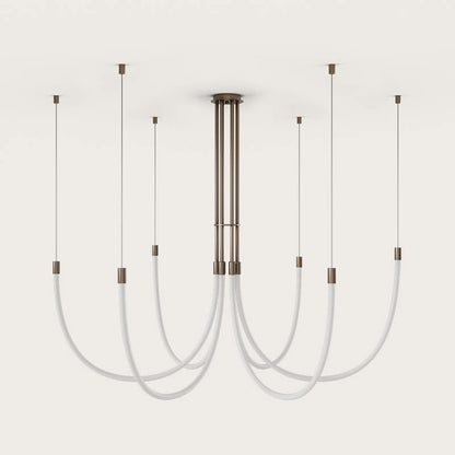 Serpentine Halo Chandelier