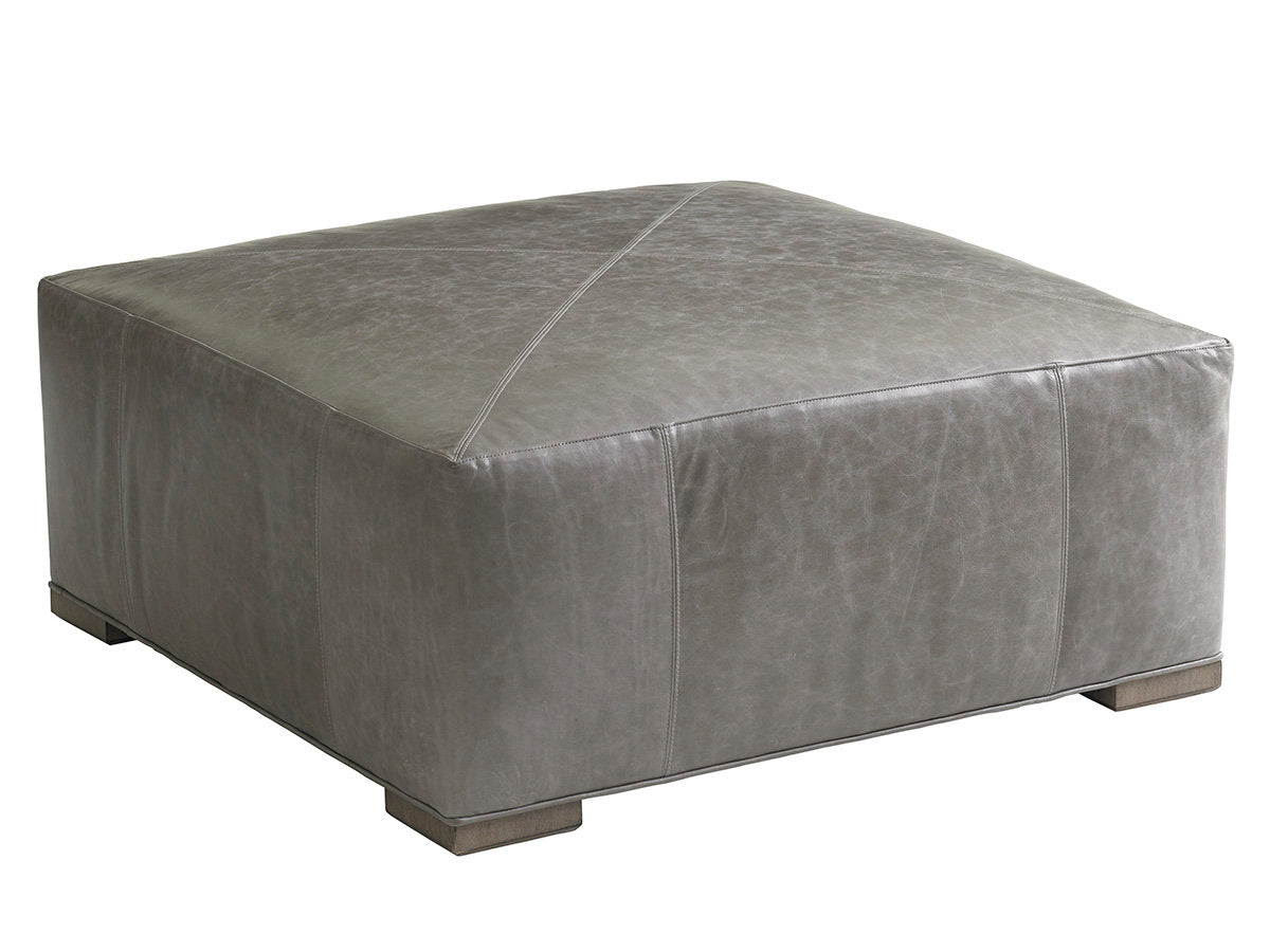 Shadow Play Melina Leather Ottoman