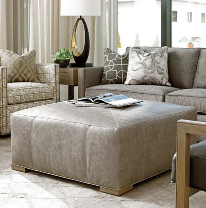 Shadow Play Melina Leather Ottoman