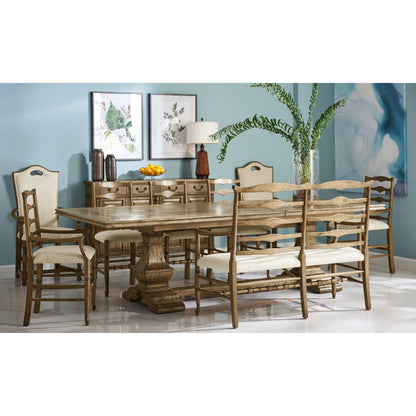 Sherwood Oak Leather Arm Chair (Set of 2)