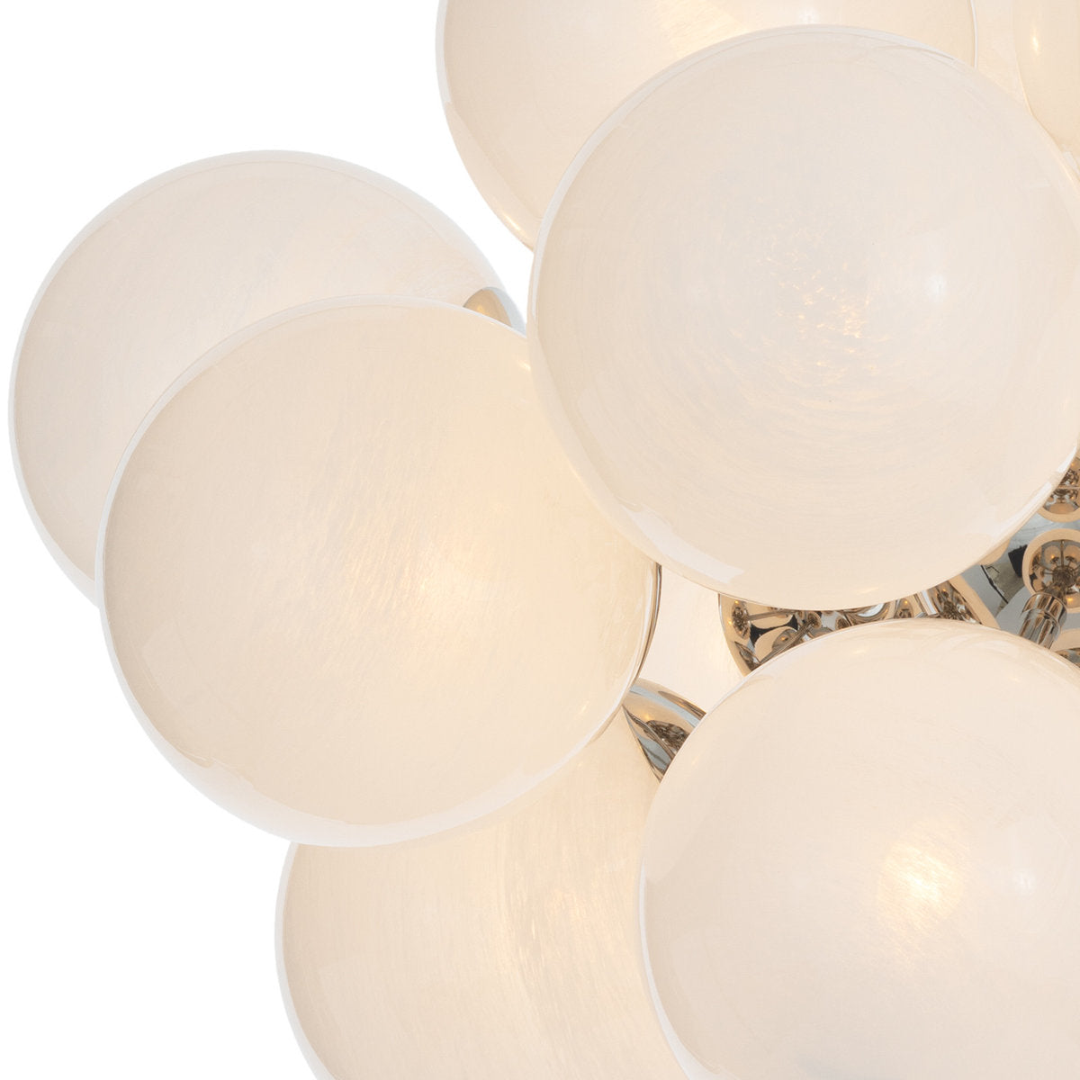 Shine Chandelier (Natural Brass with Smoke Glass)