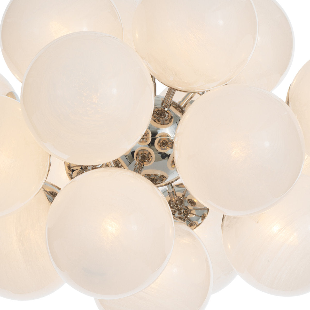 Shine Chandelier (Natural Brass with Smoke Glass)