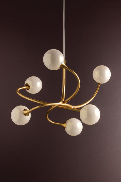 Signature 6 - Light Unique / Statement Geometric Chandelier