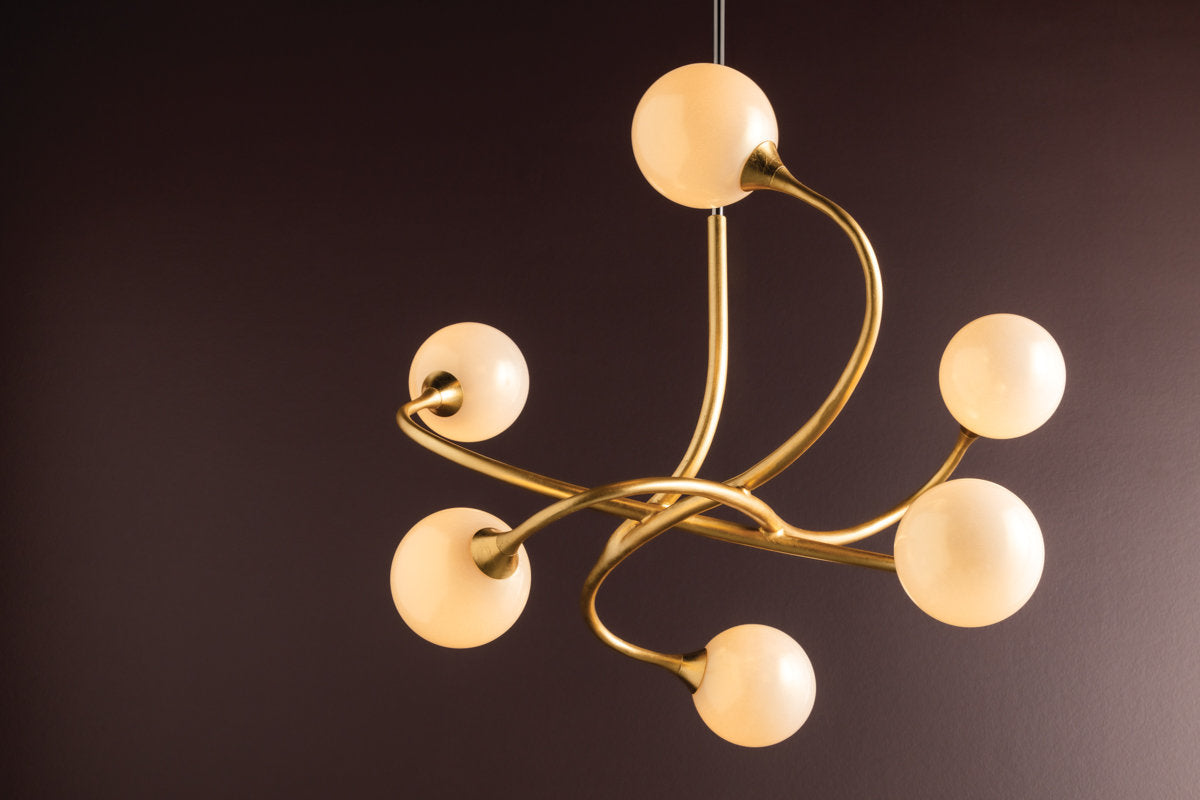 Signature 6 - Light Unique / Statement Geometric Chandelier