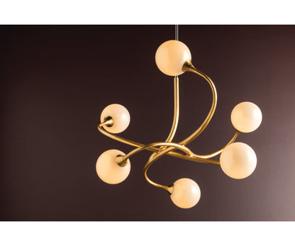 Signature 6 - Light Unique / Statement Geometric Chandelier