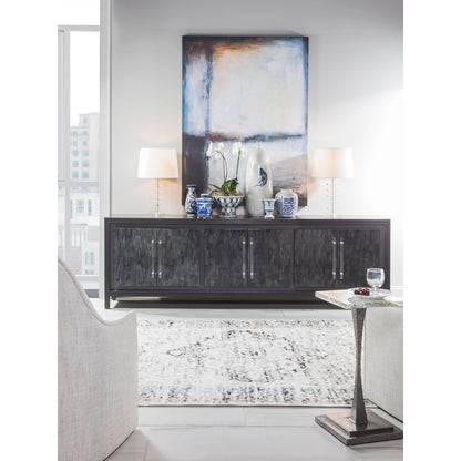 Signature Designs Elation White Long Media Console