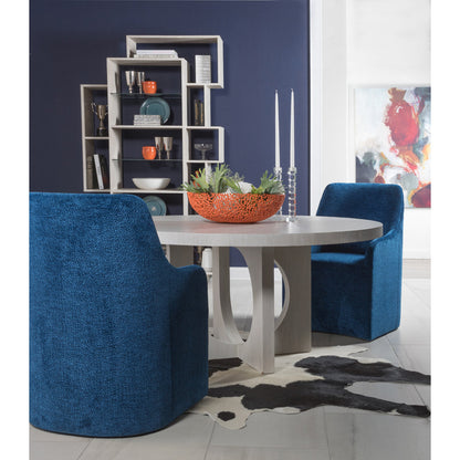 Signature Designs Misty Gray Apostrophe Round Dining Table
