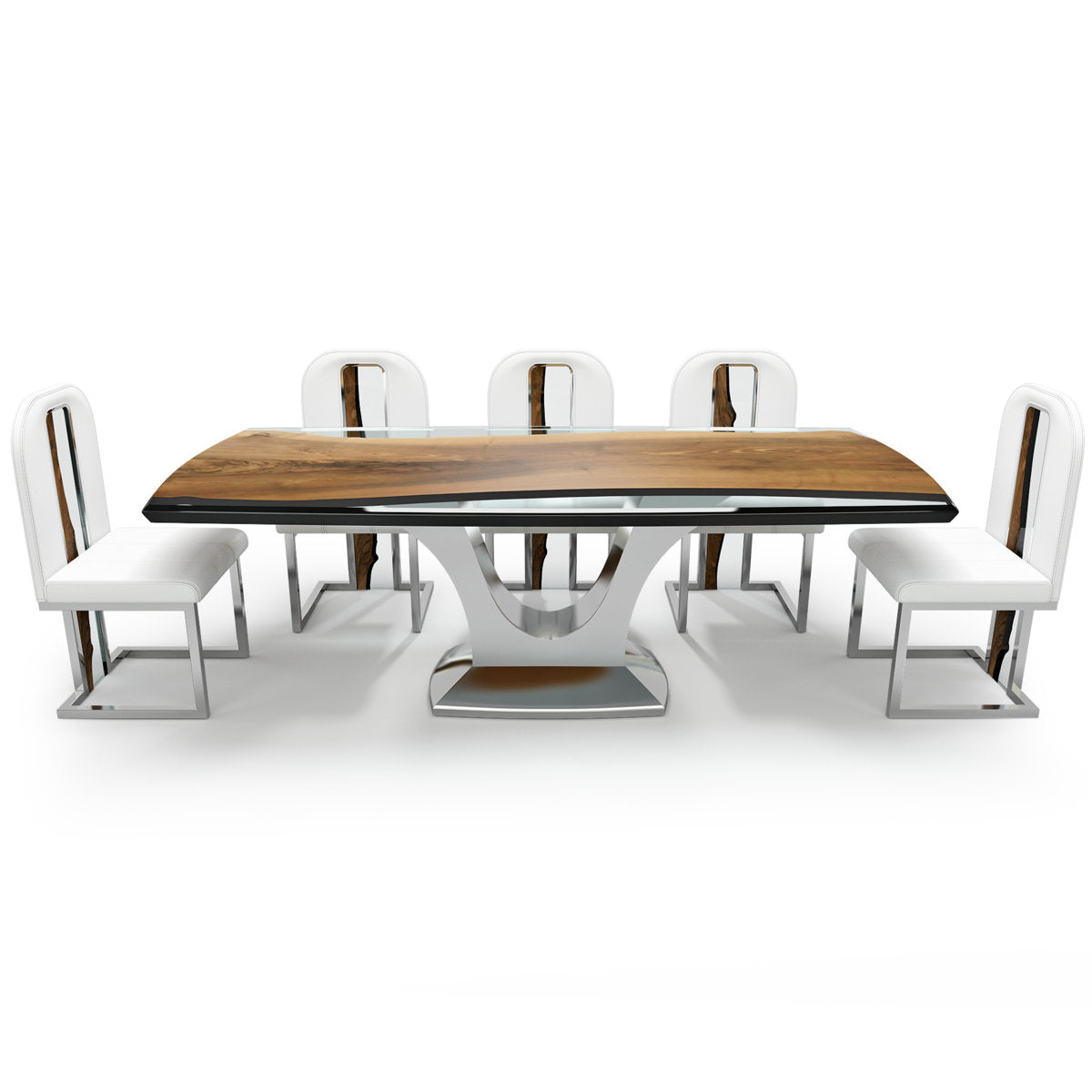 Signature Walnut Wood Dining Table
