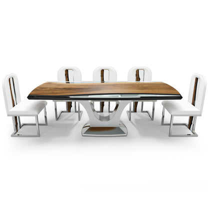 Signature Walnut Wood Dining Table