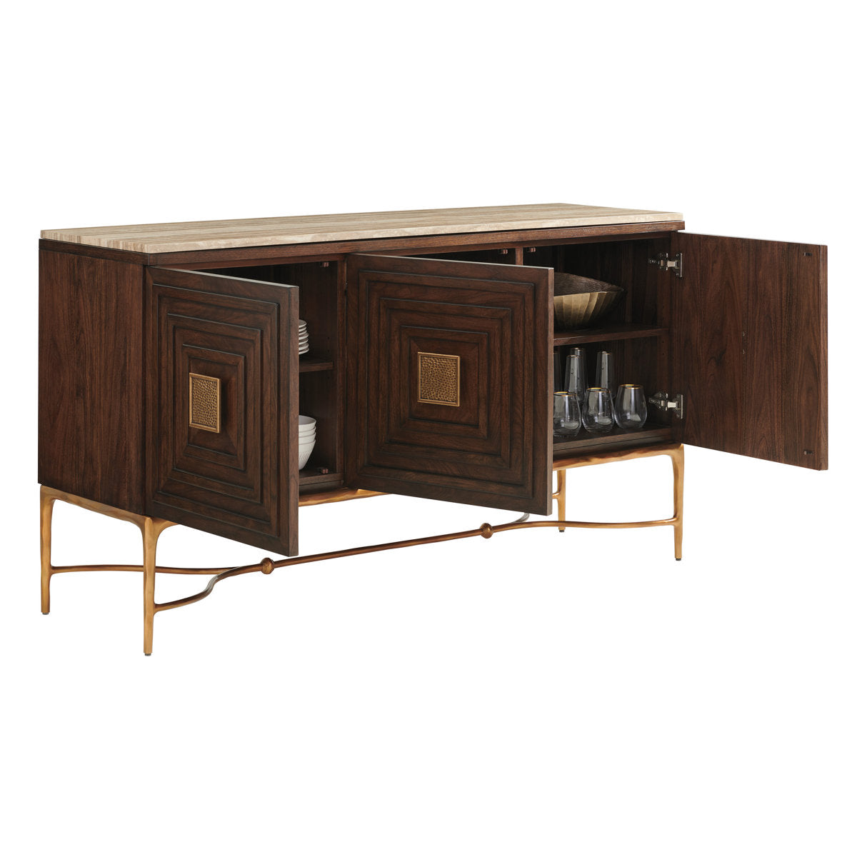 Silverado Tiburon Sideboard With Stone Top