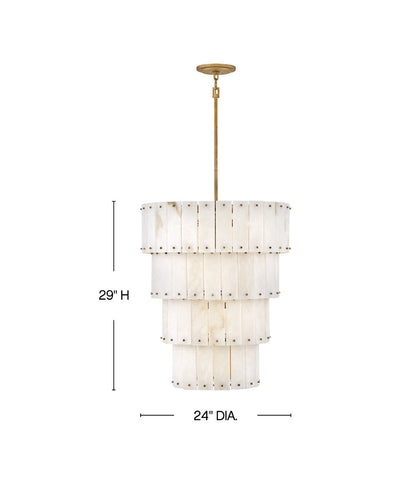 Simone 9 - Light Drum Tiered Chandelier