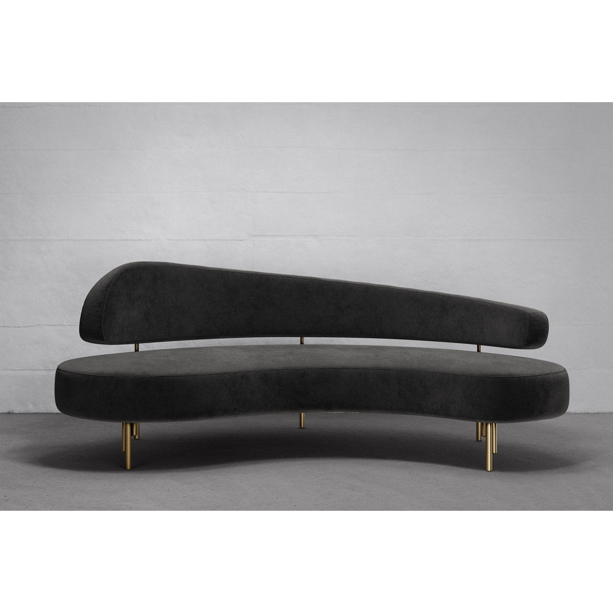 Sitiera_01 Terracota Velvet Upholstered 3-Seater Sofa With Aged Bronze Legs By Andean