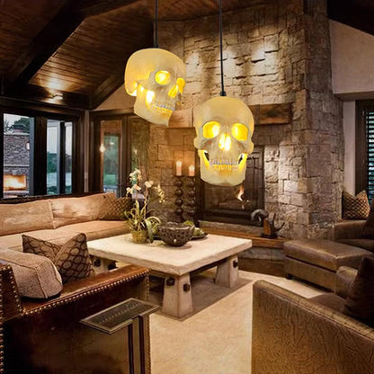 Skull Pendant Light