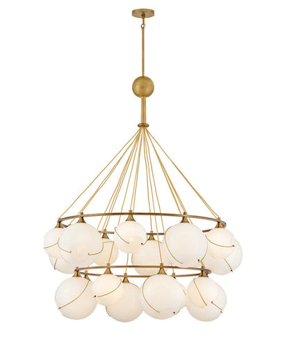 Skye 18 - Light Steel Chandelier by Lisa McDennon