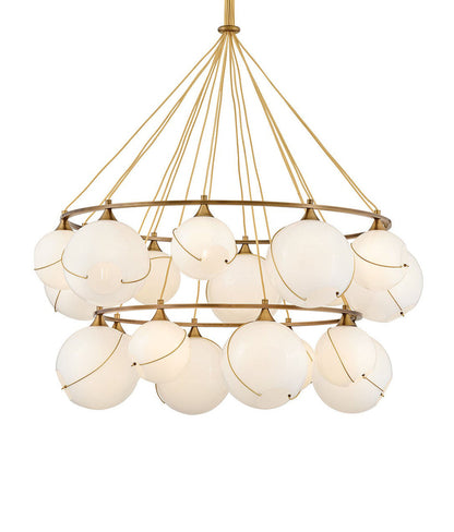 Skye 18 - Light Steel Chandelier by Lisa McDennon