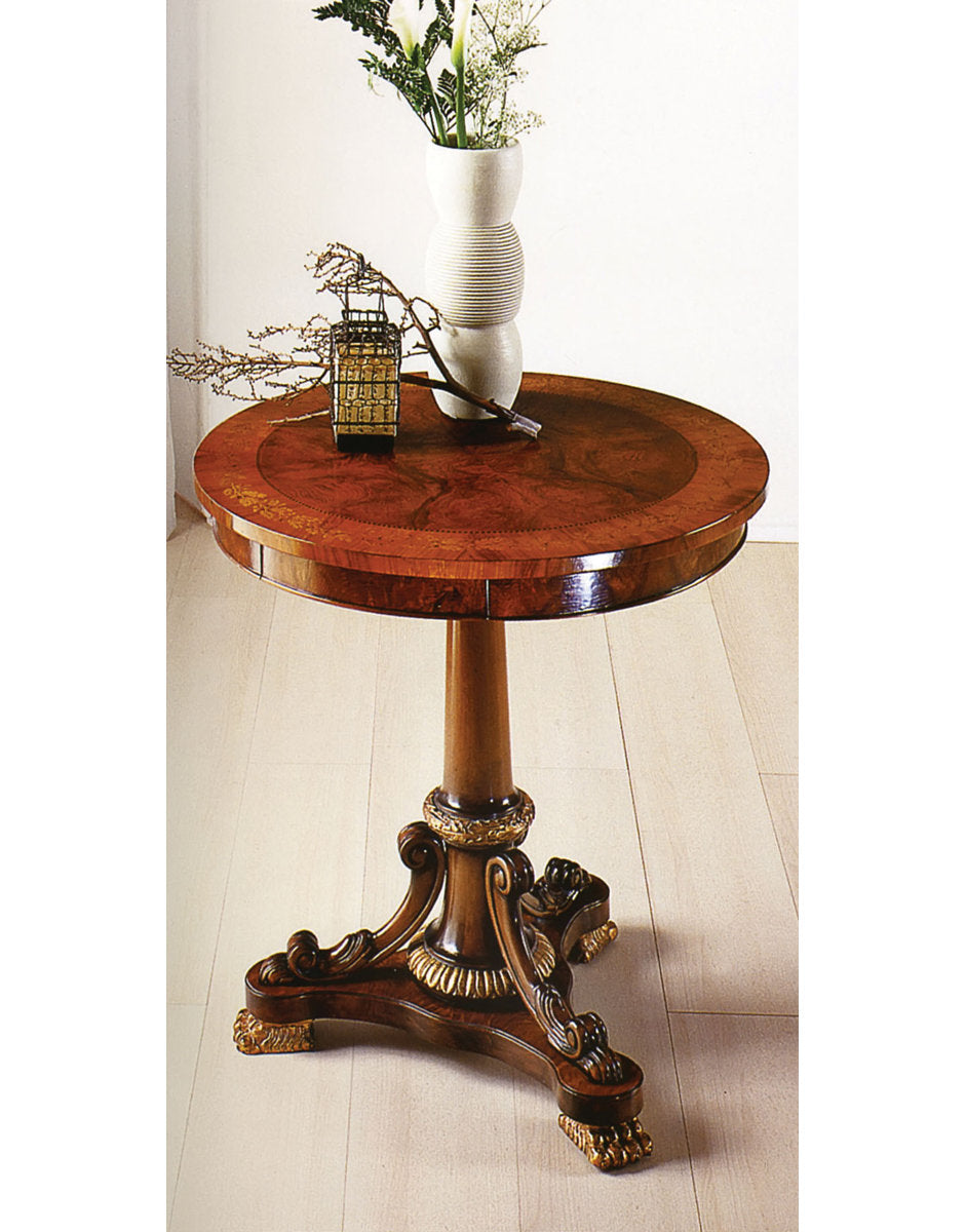 Small Pedestal End Table