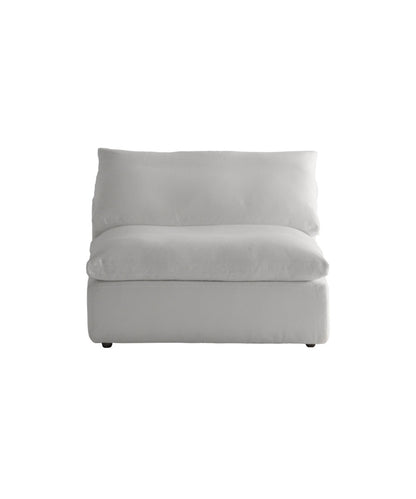 Sofa Linen Chair with Ottoman