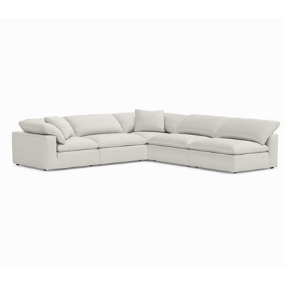 Sofa Linen Chair with Ottoman