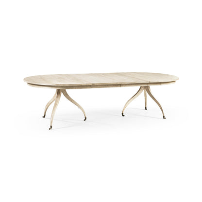 Solar Oval Solid Wood Dining Table