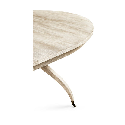 Solar Oval Solid Wood Dining Table