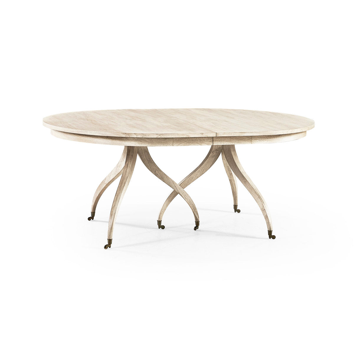 Solar Oval Solid Wood Dining Table