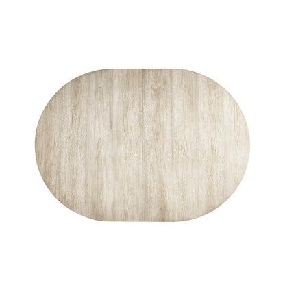 Solar Oval Solid Wood Dining Table