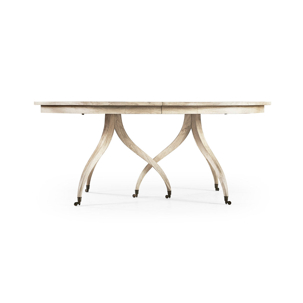 Solar Oval Solid Wood Dining Table