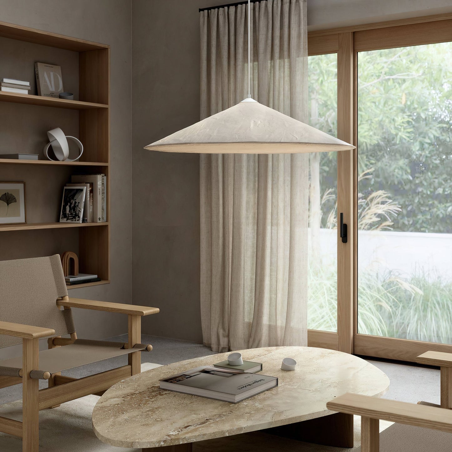 Solara Disc Paper Pendant Lamp