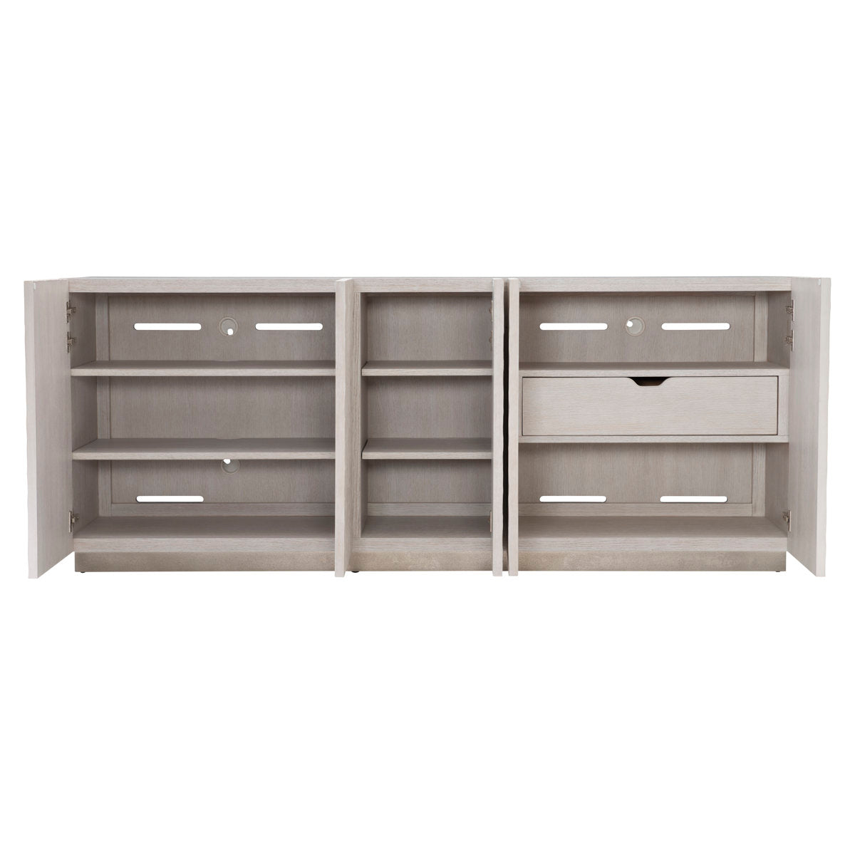Solaria Entertainment Credenza in Weathered Bone
