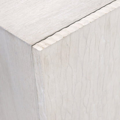 Solaria Entertainment Credenza in Weathered Bone