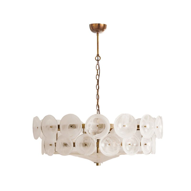 Solaris Disc Glass Chandelier