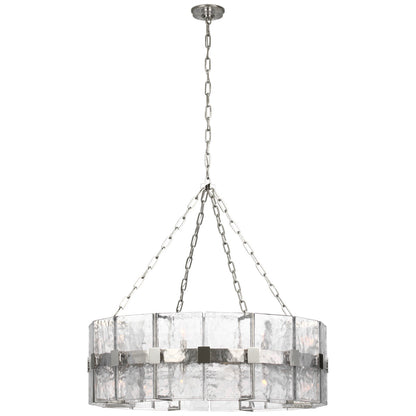 Solera 16 - Light Solid Brass Chandelier by Suzanne Kasler