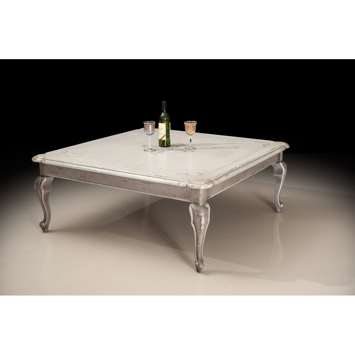 Solid Wood 4 Legs Coffee Table