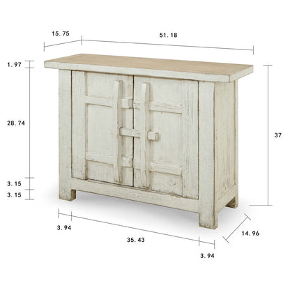 Solid Wood Accent Cabinet