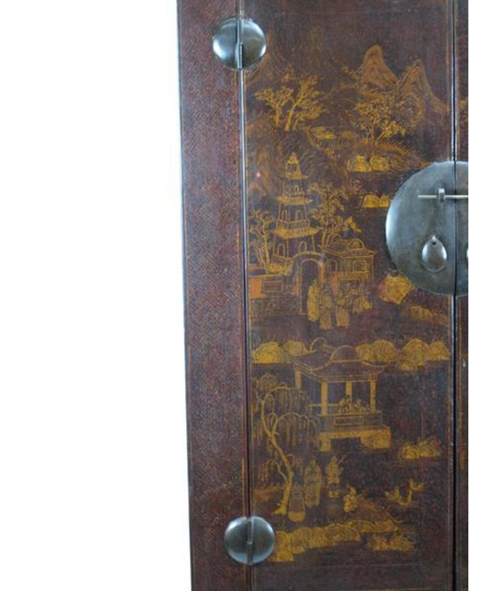 Solid Wood Accent Cabinet