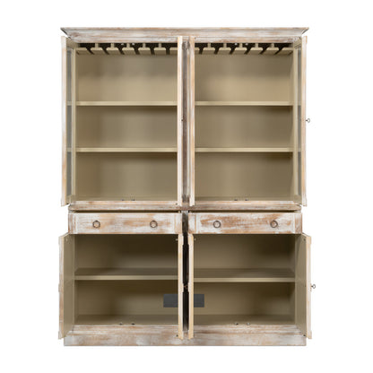 Solid Wood China Cabinet